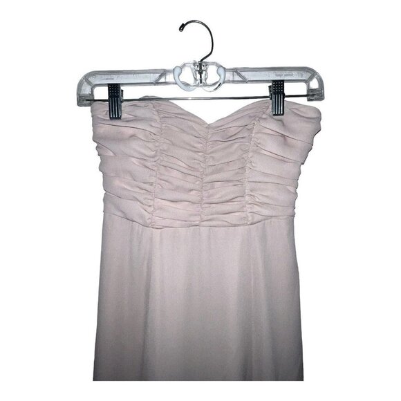 SHOW ME YOUR MUMU Dress Women Size XS BONBON STRAPLESS Maxi Flowy Blush Pink New - Picture 3 of 13